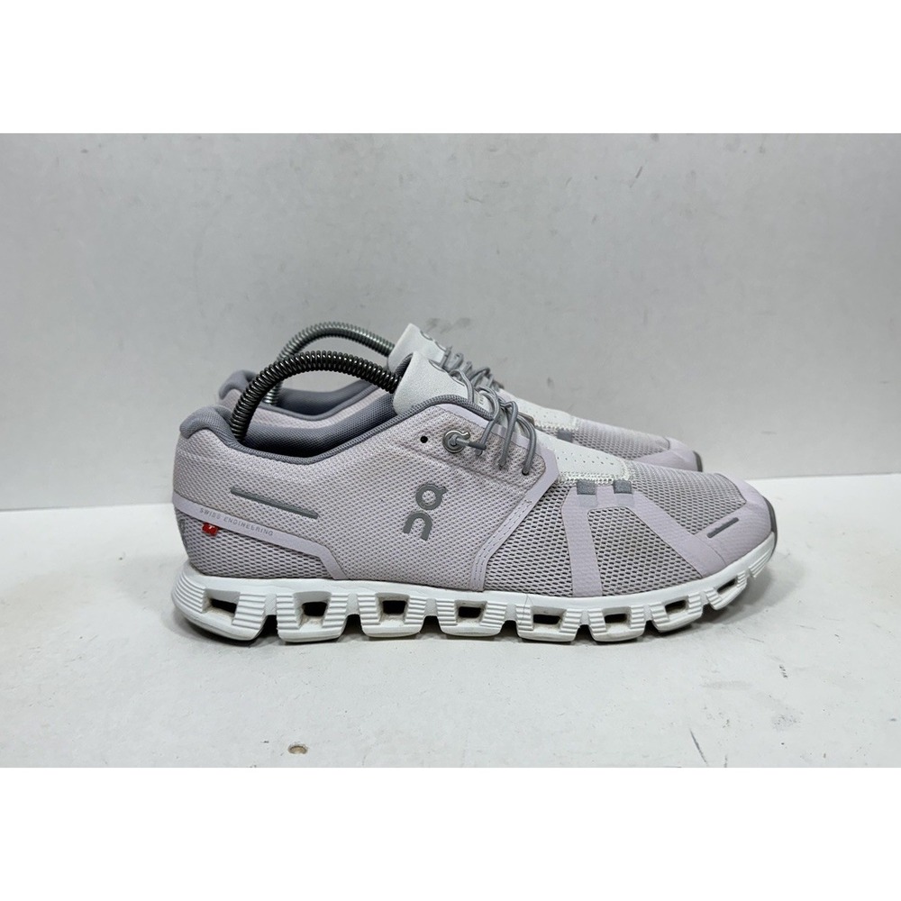 On Cloud 5 Women's Size 9.5 Running Shoes Lily Frost Shoes Sneakers 59.98899